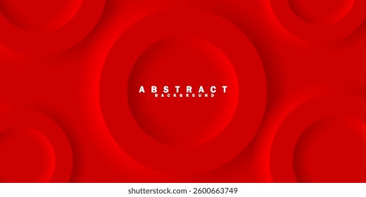 bold red abstract background with concentric circular layers, creating a modern and dynamic design. Ideal for branding, digital media, posters, banners, and promotional visuals.