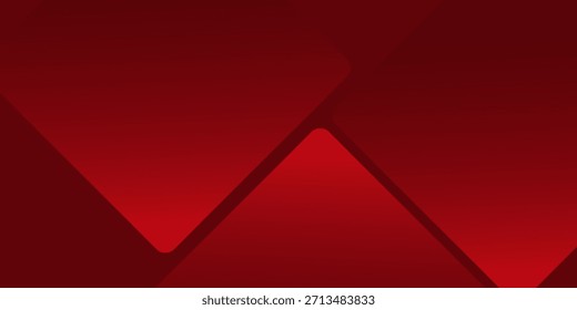 Fondo Geométrico Abstractas Rojo Audaz Con Gradientes Y Formas De Diamantes Suaves Para Proyectos De Diseño
