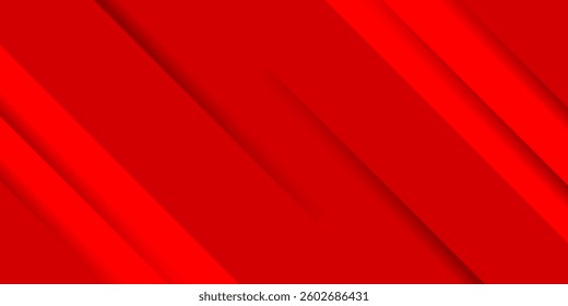 bold red abstract vector background featuring diagonal stripes in various shades of red, creating a dynamic and modern gradient effect.