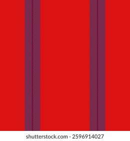 Bold red backdrop with two subtly textured vertical maroon stripes.  A minimalist, graphic design perfect for website banners, backgrounds, or textile designs.