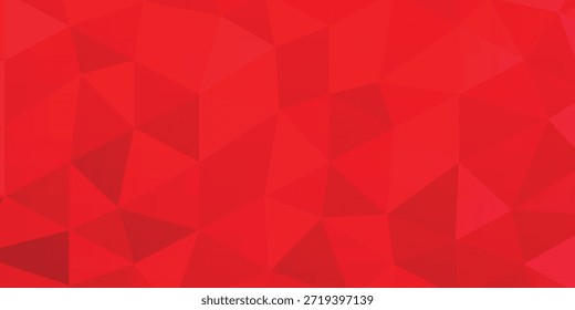 Fondo geométrico rojo audaz con el modelo Abstractas del triángulo para los proyectos modernos del diseño