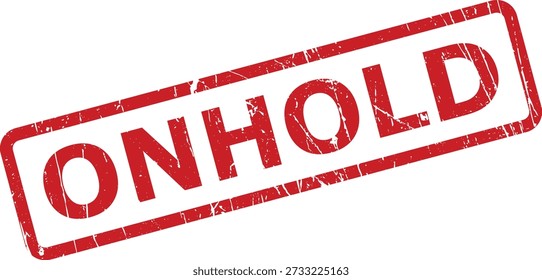 A bold red rubber stamp mark showing 