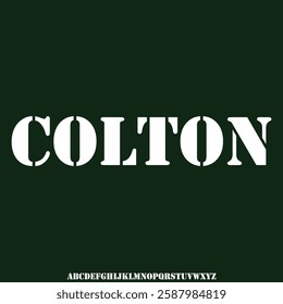 Bold rounded fun alphabet display font vector illustration