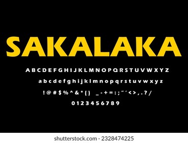Bold Sans Serif Alphabet Typeface Font Typography