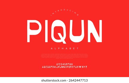 Bold sans serif font with modern geometry and striking simplicity. Ideal for tech branding and strong display needs
