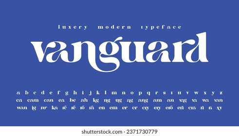 Fuentes audaces en estilo moderno con un gran conjunto de ligaduras, este tipo de letra se puede usar para un logotipo