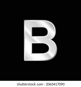Fett silberplatziertes Metallsymbol