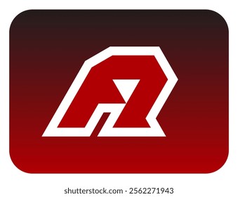 The bold slanted "A" letter logo sharp corners is made from a basic triangle shape. A modern and futuristic logo that shows speed, courage and masculinity. Perfect for display fonts, titles, logotype.