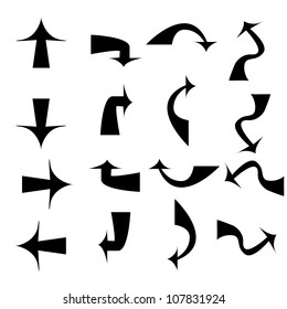 bold smooth arrow set