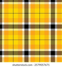 Bold and Sophisticated Bumblebee Color Palette Plaid