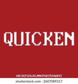 Bold speed stripe font vector