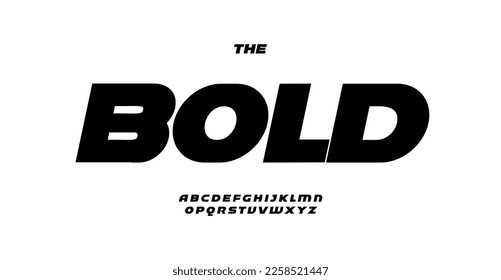 Bold sport alphabet, fat italic letters, big fat font for concise logo, purity heavy headline, emphasis typography, clean sleek type design. Vector typographic design