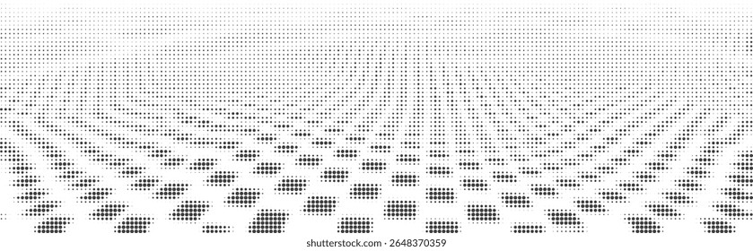 Bold Square Mesh Wave Grid for Website Banner or Modern Hero Section Design