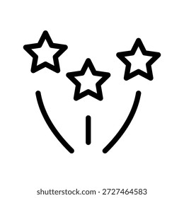 Conjunto de iconos de estrella para clasificaciones, favoritos, premios y Elementos de interfaz de usuario destacados
