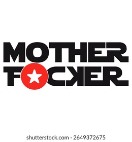 Bold Star Typography Graphic Design