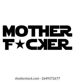 Bold Star Typography Graphic Design