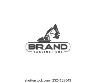 Bold and strong construction logo design.