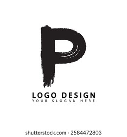 Bold and Strong Letter P Logo Design