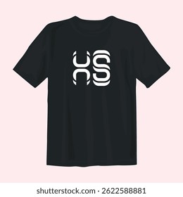 Bold and stylish black t-shirt design perfect for casual wear. Features sleek graphics with a modern aesthetic, ideal for expressing personality and confidence in any setting or event.