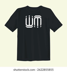 Bold and stylish black t-shirt design perfect for casual wear or street fashion. Features high-quality prints and modern aesthetics, ideal for trendsetters and fashion-forward individuals.
