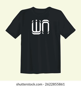 Bold and stylish black t-shirt design perfect for casual wear or street fashion. Features high-quality prints and modern aesthetics, ideal for trendsetters and fashion-forward individuals.