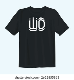 Bold and stylish black t-shirt design perfect for casual wear or street fashion. Features high-quality prints and modern aesthetics, ideal for trendsetters and fashion-forward individuals.