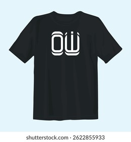 Bold and stylish black t-shirt design perfect for casual wear or street fashion. Features high-quality prints and modern aesthetics, ideal for trendsetters and fashion-forward individuals.