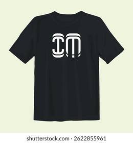 Bold and stylish black t-shirt design perfect for casual wear or street fashion. Features high-quality prints and modern aesthetics, ideal for trendsetters and fashion-forward individuals.