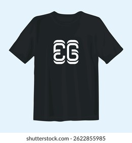Bold and stylish black t-shirt design perfect for casual wear or street fashion. Features high-quality prints and modern aesthetics, ideal for trendsetters and fashion-forward individuals.