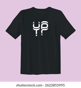 Bold and stylish black t-shirt design perfect for casual wear or street fashion. Features high-quality prints and modern aesthetics, ideal for trendsetters and fashion-forward individuals.