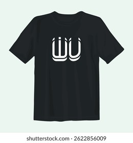 Bold and stylish black t-shirt design perfect for casual wear or street fashion. Features high-quality prints and modern aesthetics, ideal for trendsetters and fashion-forward individuals.