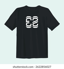 Bold and stylish black t-shirt design perfect for casual wear or street fashion. Features high-quality prints and modern aesthetics, ideal for trendsetters and fashion-forward individuals.