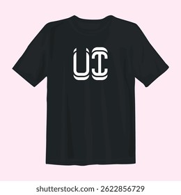 Bold and stylish black t-shirt design perfect for everyday wear or special occasions. Features a modern aesthetic, comfortable fit, and versatile appeal for fashion-forward individuals.