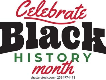 A bold and stylish font celebrating Black History Month (February), inspired by Afrocentric art, culture, and heritage, featuring strong lines, vibrant patterns, and empowering typography.