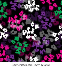 Bold summer vector illustration for surface wrapping, fun fabric design