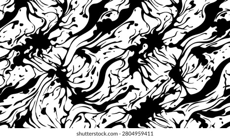Bold swirly pattern for high-contrast artistic fashion and prints.