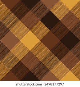 Bold tartan design, minimalist pixelated geometric texture for fabric plaid, picnic tablecloths, or oilcloth. Classic retro-style blanket and stylish scarf depicted in vector illustration.