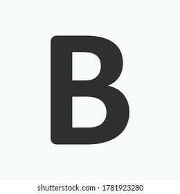 Bold text icon - vector illustration . format, style, content, font, typography, letter icons.