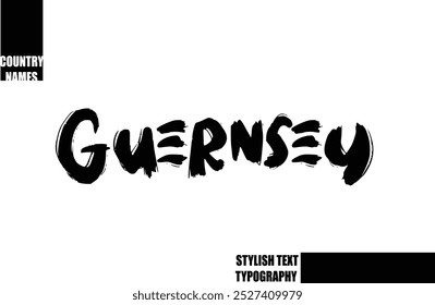 Negrito Texto Tipografia Texto País Nome Guernsey