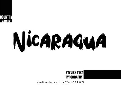 Negrita Texto Tipografía Texto Country Nombre Nicaragua