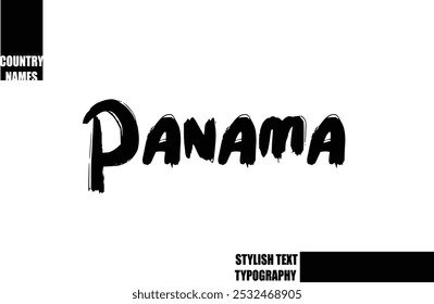 Texto En Negrita Texto Tipografía Texto Country Nombre Panamá.