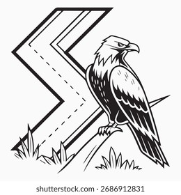 Vector de flecha gruesa con un fondo blanco