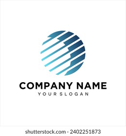 Diseño De Logotipo O De Letra Audaz Y Delgada Diagonal