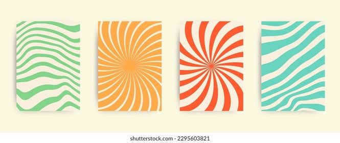 Bold Transitions for Posters, flyers, clothes, social media. Twisted and distorted vector texture, Y2k aesthetic, Retro Psychedelic, Groovy, hippie, 70s backgrounds. Waves, swirl, twirl pattern.