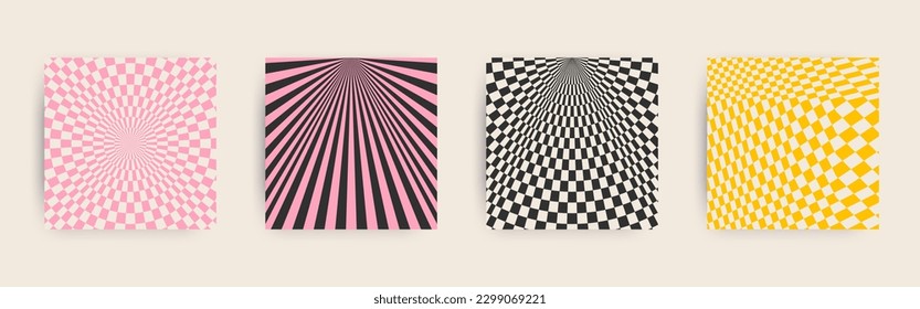 Bold Transitions for Posters, flyers, clothes, social media. Twisted and distorted vector texture, Y2k aesthetic, Retro Psychedelic, Groovy, hippie, 70s backgrounds. Waves, swirl, twirl pattern.