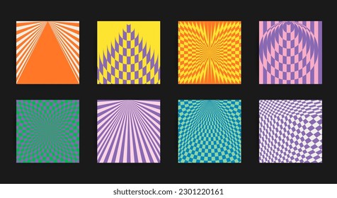 Bold Transitions for Posters, flyers, clothes, social media. Twisted and distorted vector texture, Y2k aesthetic, Retro Psychedelic, Groovy, hippie, 70s backgrounds. Waves, swirl, twirl pattern.