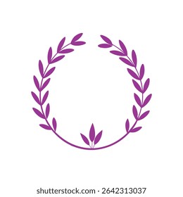 Bold Tropical Floral Frame Vector Border