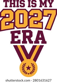 Bold t-shirt design celebrating future achievements. Ideal for graduation or personal goal attainment announcements.
