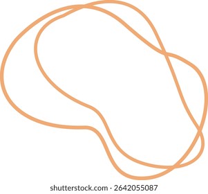  A bold, twisted orange shape that conveys strength, energy, and modern dynamism in a striking, abstract composition.