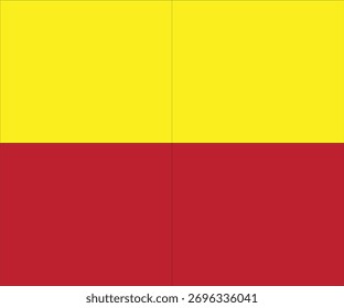 Bold, two-tone color block design split horizontally: vibrant yellow on the top half and solid deep red on the bottom half. Ideal for posters.